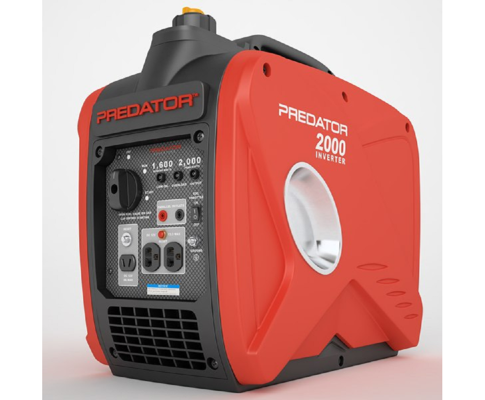 Predator 2000 Watt SUPER QUIET Inverter Generator with CO SECURE Technology 