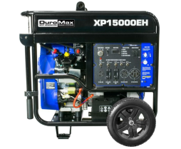 DuroMax V-Twin Electric Start Dual Fuel Hybrid Portable Generator XP15000EH 15,000-Watt